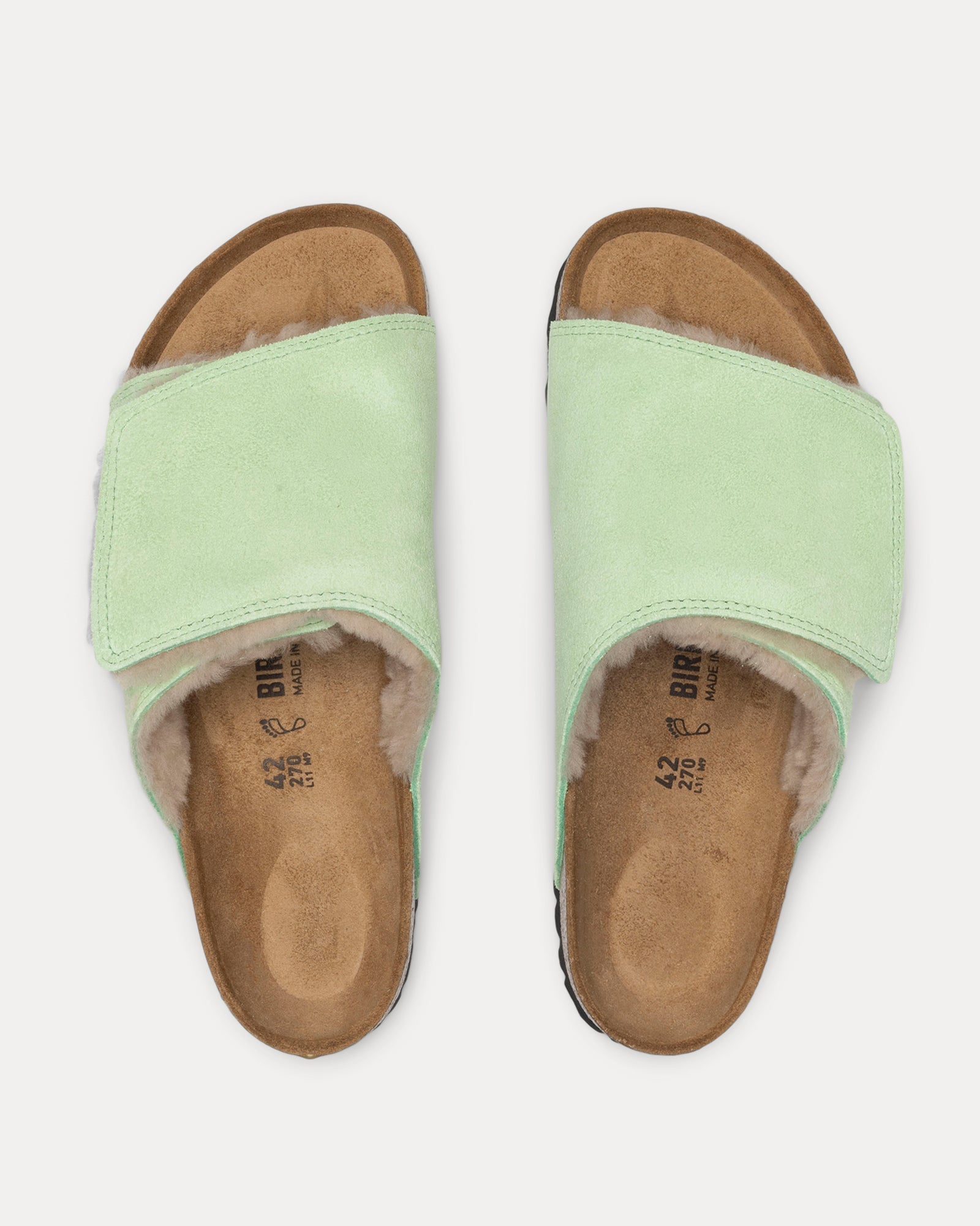 STÜSSY & BIRKENSTOCK SOLANA SHEARLING SLIDE
