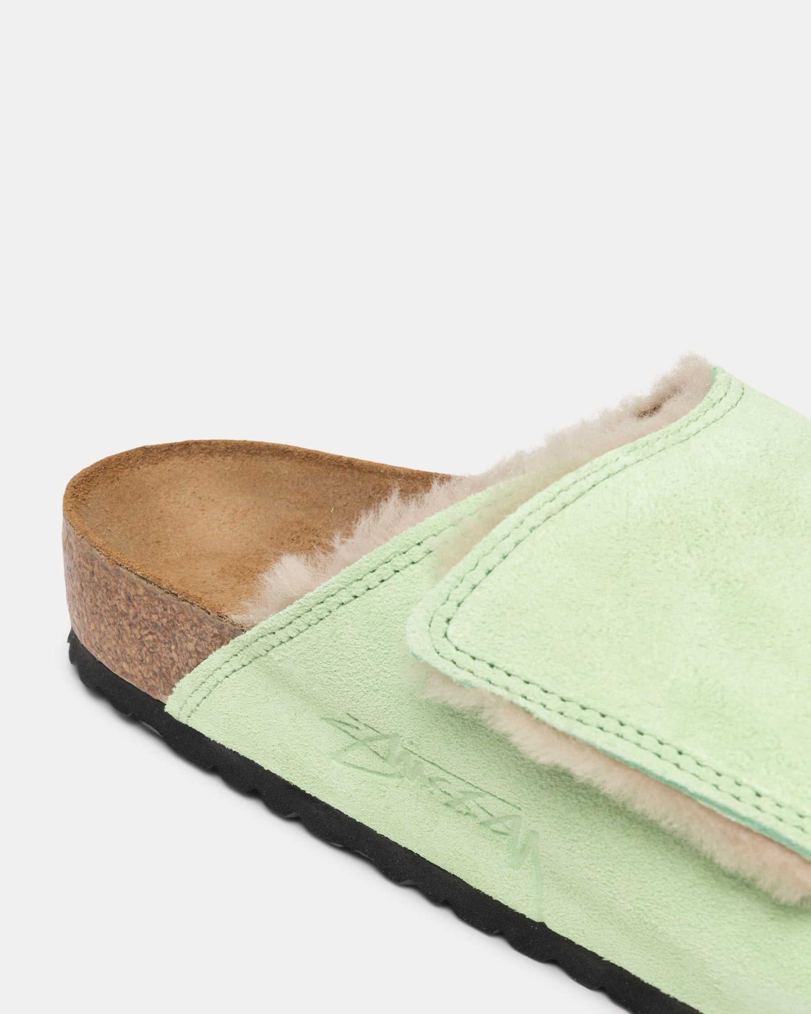 STÜSSY & BIRKENSTOCK SOLANA SHEARLING SLIDE