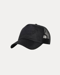 WAXED CURSIVE STITCH SNAPBACK TRUCKER