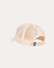 WAXED CURSIVE STITCH SNAPBACK TRUCKER