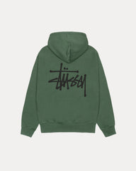BASIC STÜSSY ZIP HOODIE PIGMENT DYED